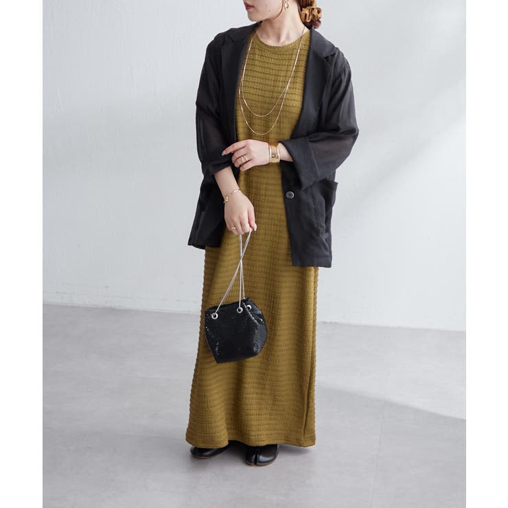 【ayuri serect】アームホールスリットワンピース | NICE CLAUP / OLIVE des OLIVE　OUTLET | 詳細画像71 
