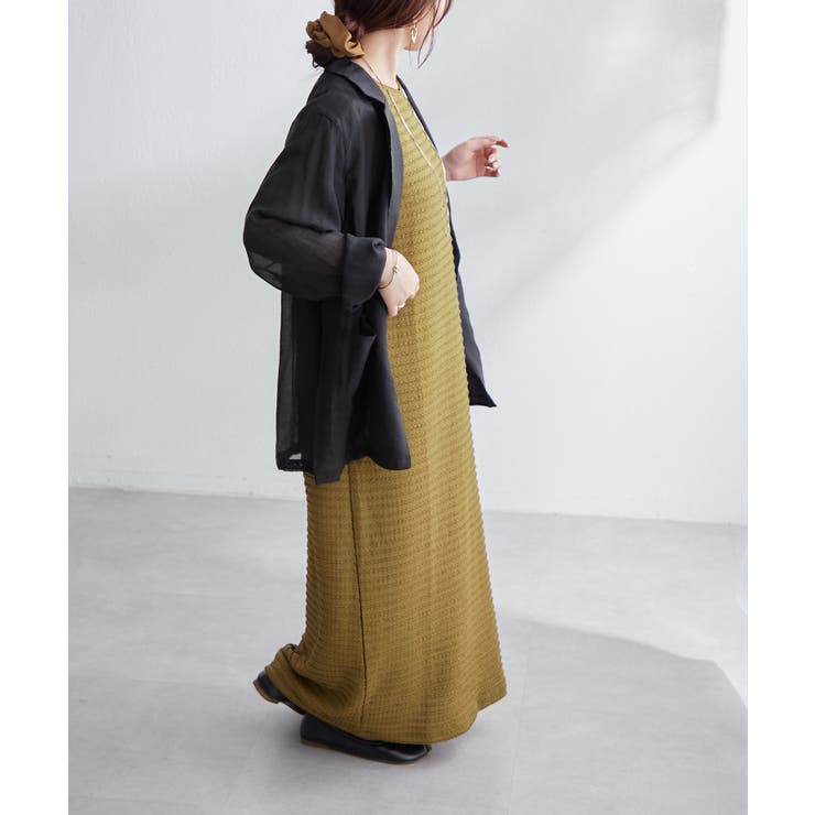 【ayuri serect】アームホールスリットワンピース | NICE CLAUP / OLIVE des OLIVE　OUTLET | 詳細画像74 