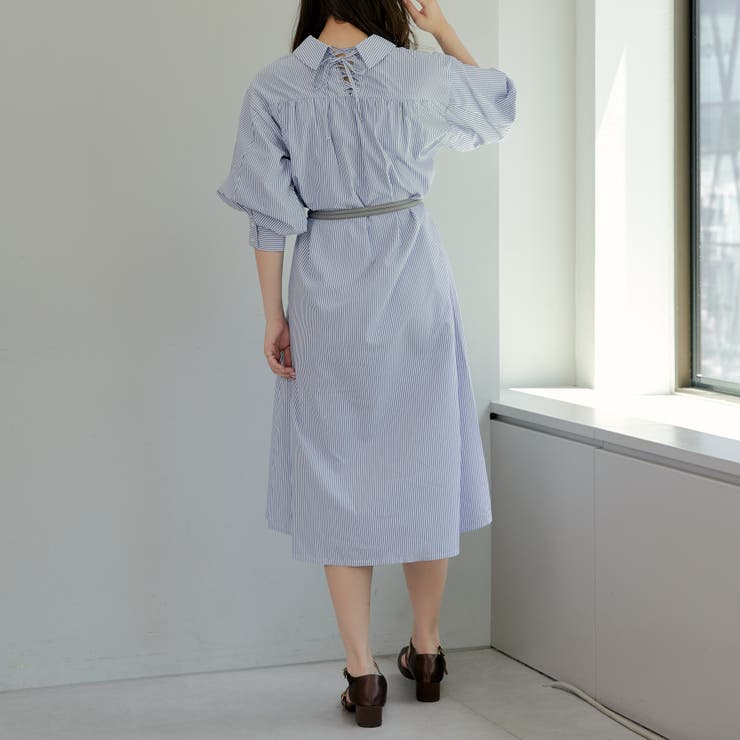 レースアップワンピース[品番：OLOW0013354]｜RMAF NICE CLAUP / OLIVE