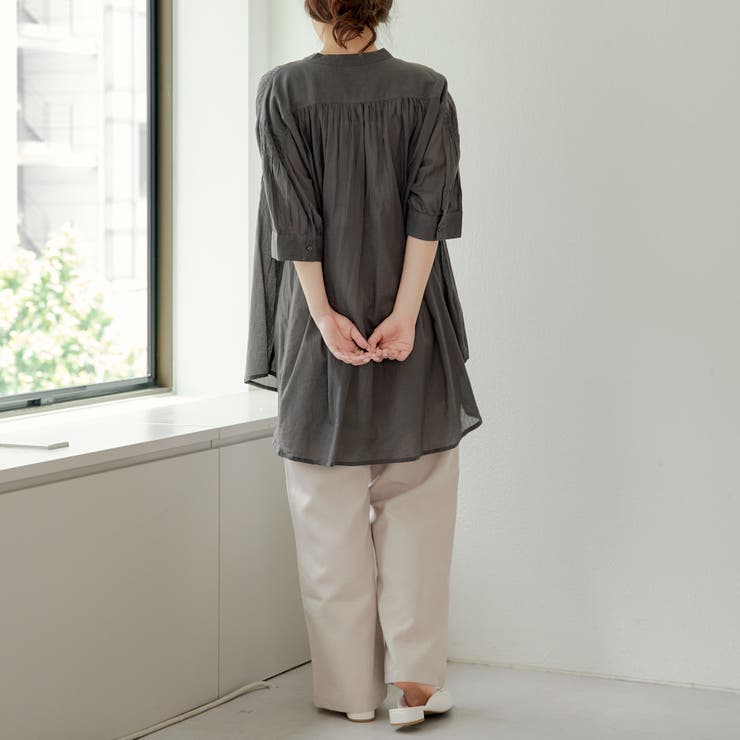 nao】タックプリーツブラウス[品番：OLOW0012715]｜RMAF NICE CLAUP