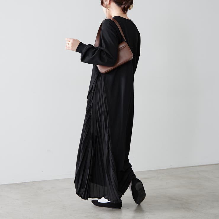 脇プリーツワンピース[品番：NCLW0012441]｜NICE CLAUP / OLIVE des