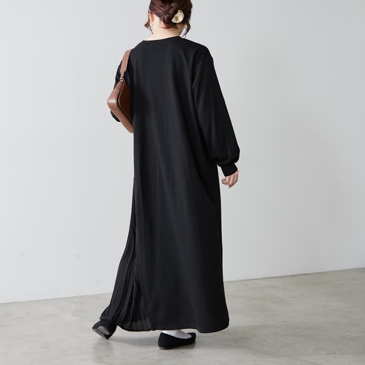 脇プリーツワンピース[品番：NCLW0012441]｜NICE CLAUP / OLIVE des