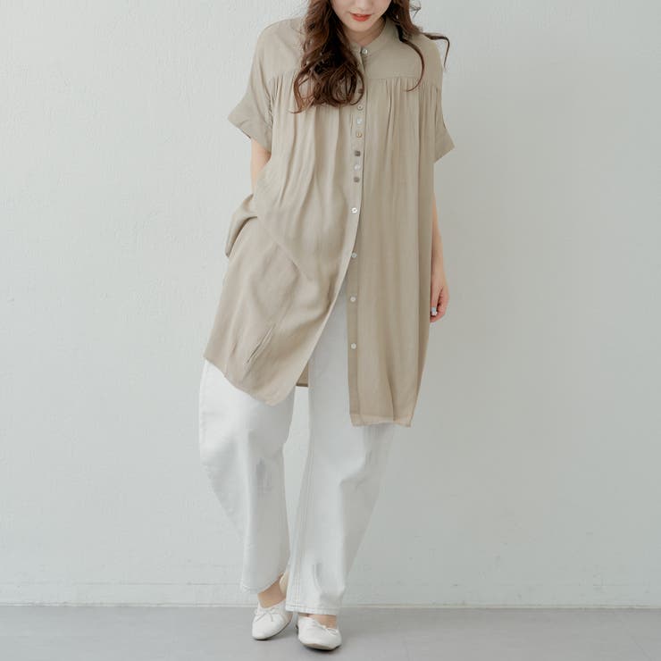 ラッフルレースアップチュニック | OLIVE des OLIVE(オリーブ デ