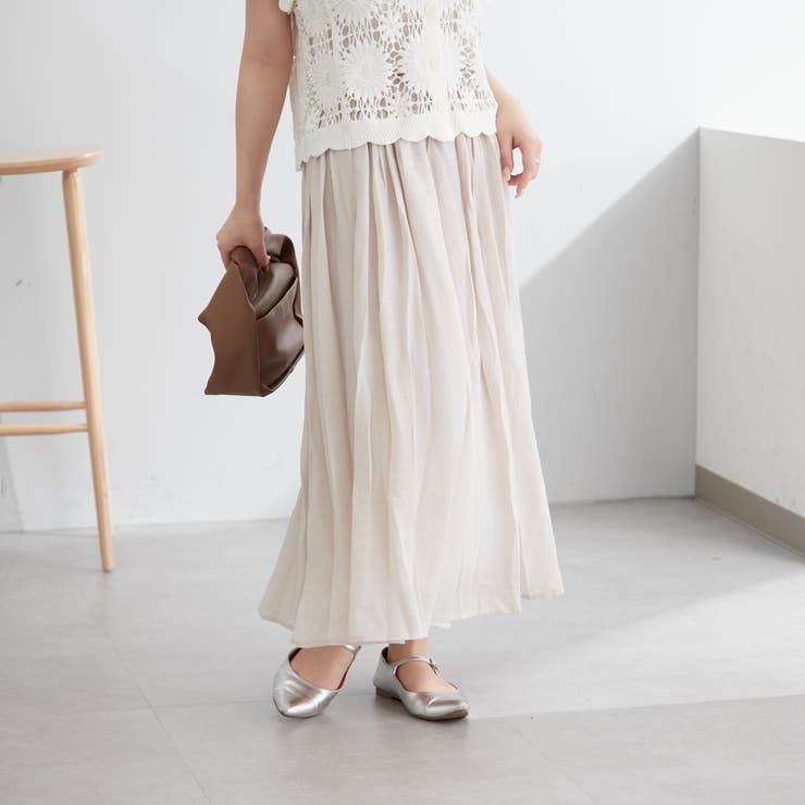 【nao】スラブスカート | NICE CLAUP / OLIVE des OLIVE　OUTLET | 詳細画像4 