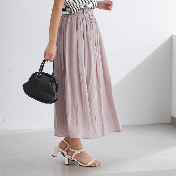 ピンクベージュ | 【nao】スラブスカート | NICE CLAUP / OLIVE des OLIVE　OUTLET