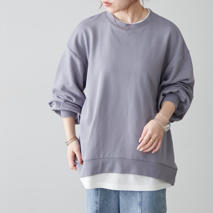 重ね着風トップス[品番：NCLW0012443]｜NICE CLAUP / OLIVE des OLIVE