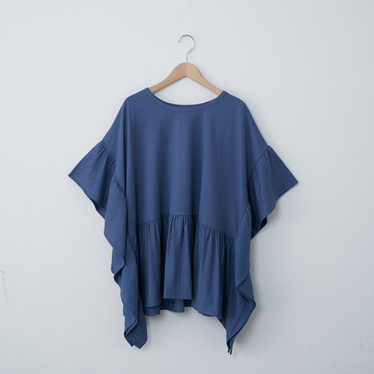 ブルー | 【nao】ゆったりヒラヒラT | NICE CLAUP / OLIVE des OLIVE　OUTLET