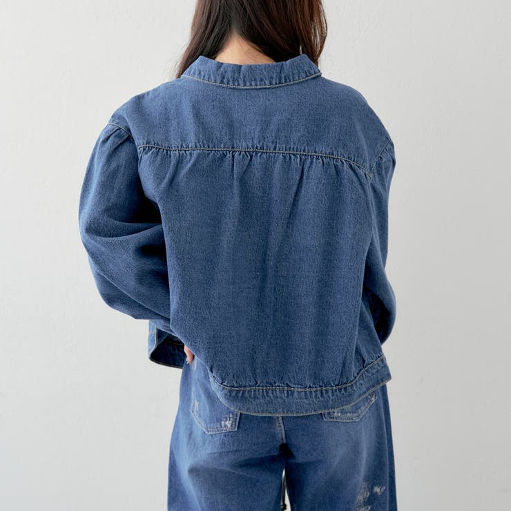nao】デニムジャケット[品番：OLOW0012513]｜RMAF NICE CLAUP / OLIVE