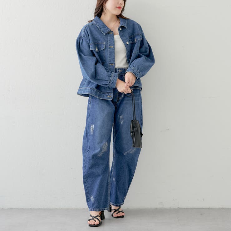 nao】デニムジャケット[品番：OLOW0012513]｜RMAF NICE CLAUP / OLIVE