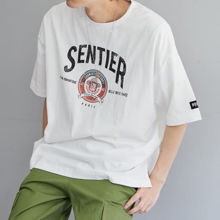 【ユニセックス】 古着風ロゴTシャツ | NICE CLAUP / OLIVE des OLIVE　OUTLET | 詳細画像7 