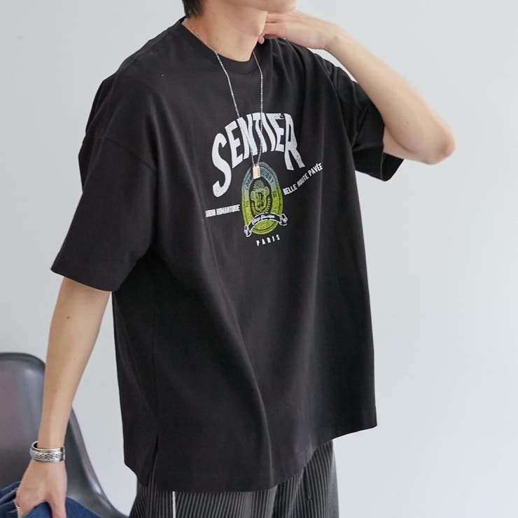 【ユニセックス】 古着風ロゴTシャツ | NICE CLAUP / OLIVE des OLIVE　OUTLET | 詳細画像14 
