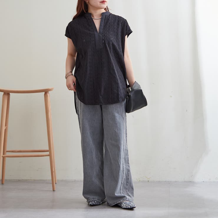 NAO】ドルマンプルオーバー[品番：NCLW0013322]｜NICE CLAUP / OLIVE