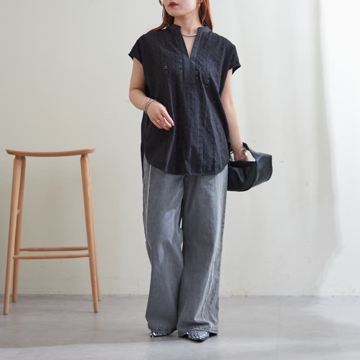 NAO】ドルマンプルオーバー[品番：NCLW0013322]｜NICE CLAUP / OLIVE