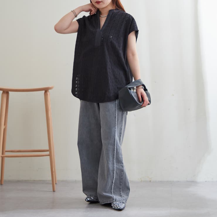 NAO】ドルマンプルオーバー[品番：NCLW0013322]｜NICE CLAUP / OLIVE