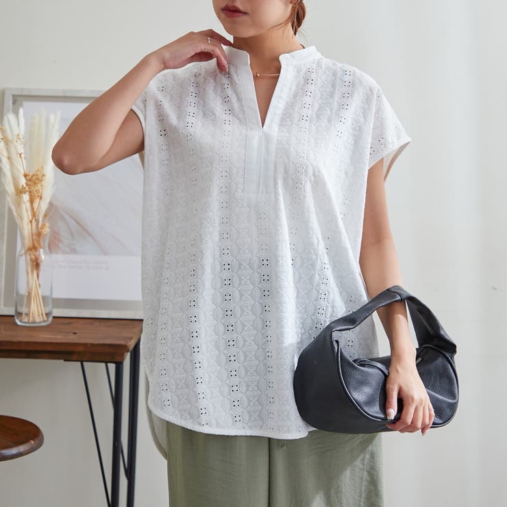 NAO】ドルマンプルオーバー[品番：NCLW0013322]｜NICE CLAUP / OLIVE