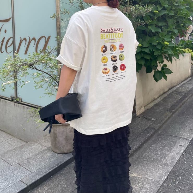 ユニセックス】人気のドーナッツシリーズBIGTシャツ[品番