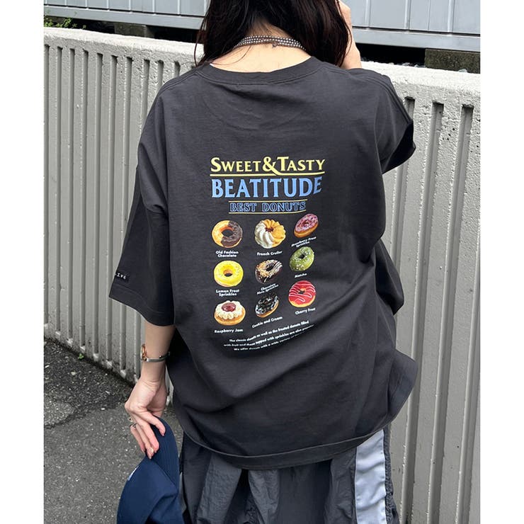 ユニセックス】人気のドーナッツシリーズBIGTシャツ[品番：NCLW0013324