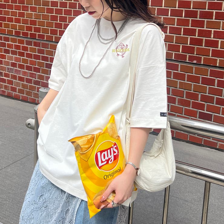 【新品未使用】ドーナツベアワンポイントTシャツ & 総柄ロングパンツ クリーム B03_9771_1600x.jpg?v=1725530691