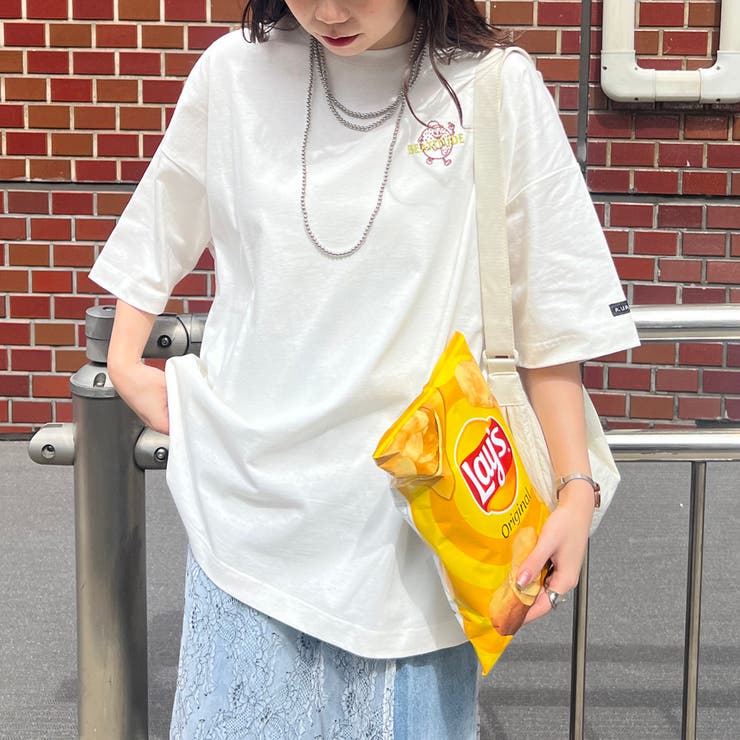 ユニセックス】人気のドーナッツシリーズBIGTシャツ[品番：NCLW0013324