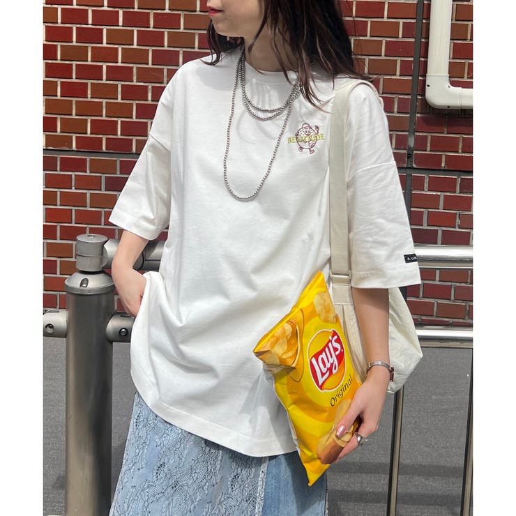 【新品未使用】ドーナツベアワンポイントTシャツ & 総柄ロングパンツ クリーム B03_9771_1600x.jpg?v=1725530691