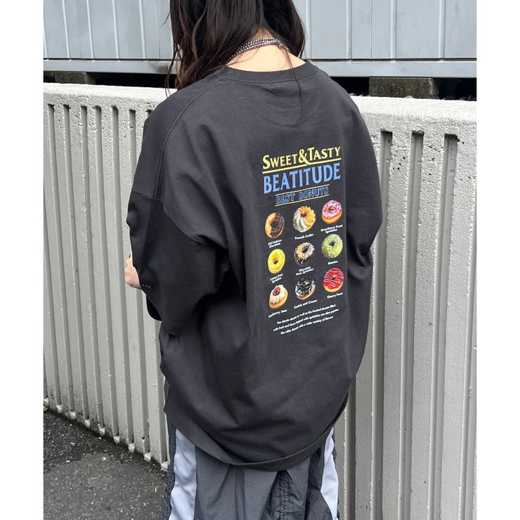 ユニセックス】人気のドーナッツシリーズBIGTシャツ[品番