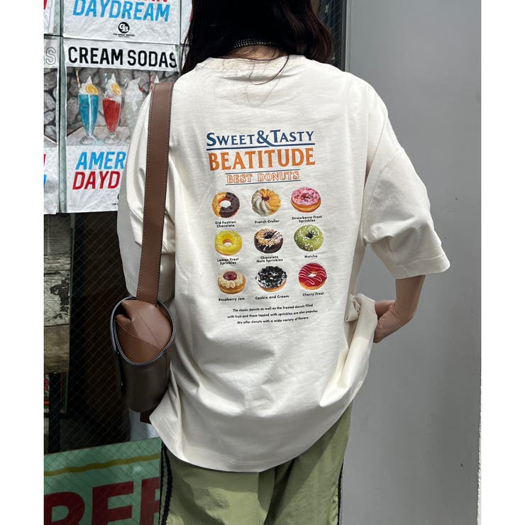 ユニセックス】人気のドーナッツシリーズBIGTシャツ[品番：NCLW0013324