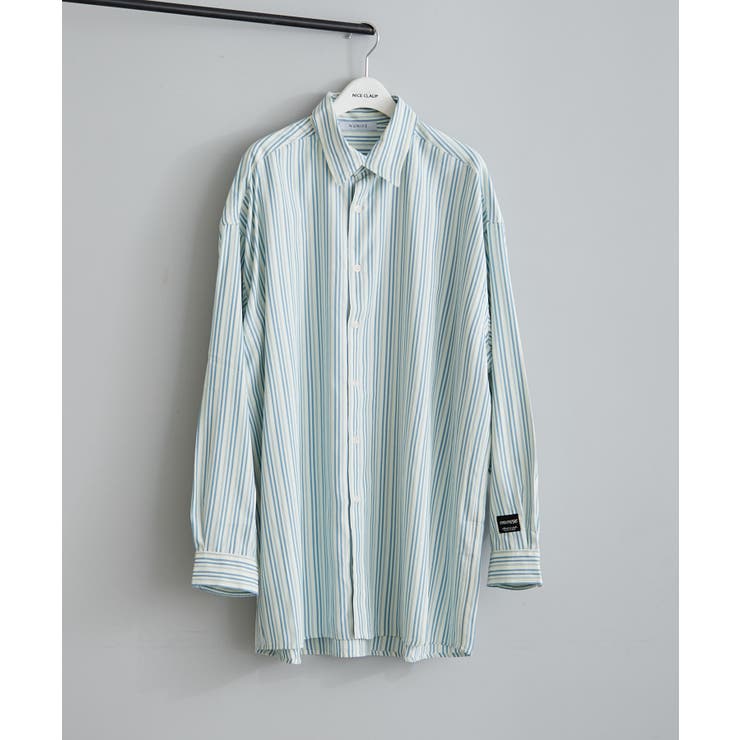 【NUNIFE】バックプリントストライプシャツ | NICE CLAUP / OLIVE des OLIVE　OUTLET | 詳細画像12 