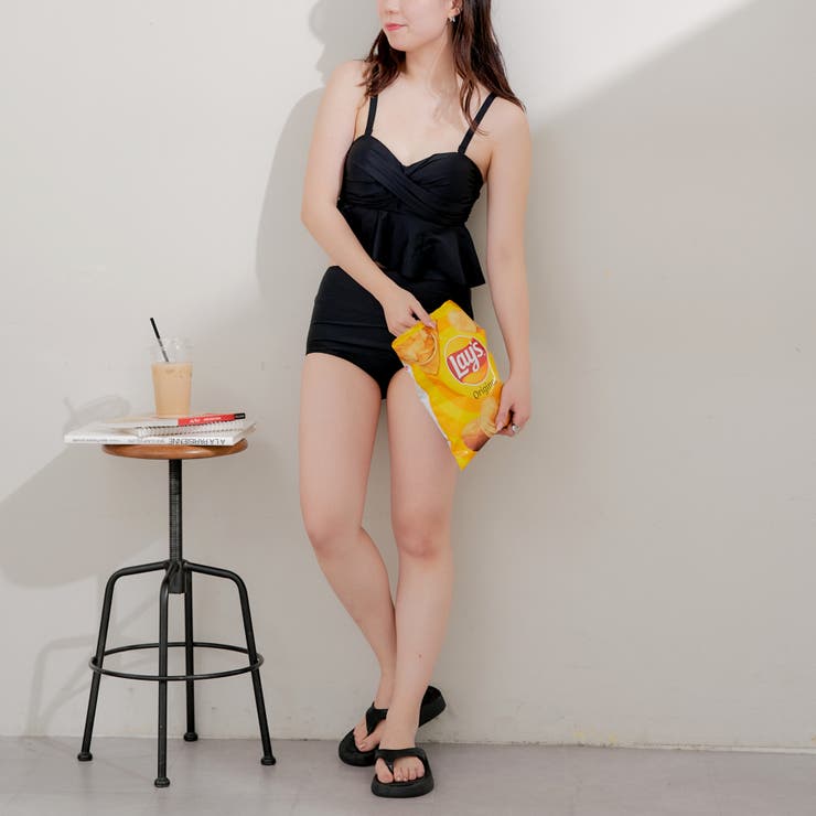 【WEB限定】M,Lサイズ展開ぺプラムビキニ 体型カバー水着 | NICE CLAUP / OLIVE des OLIVE　OUTLET | 詳細画像27 