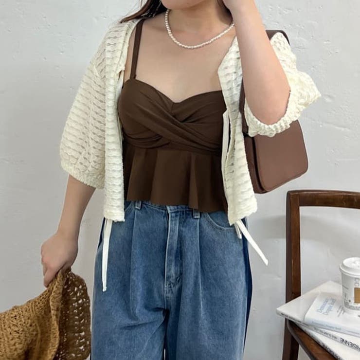 【WEB限定】M,Lサイズ展開ぺプラムビキニ 体型カバー水着 | NICE CLAUP / OLIVE des OLIVE　OUTLET | 詳細画像42 