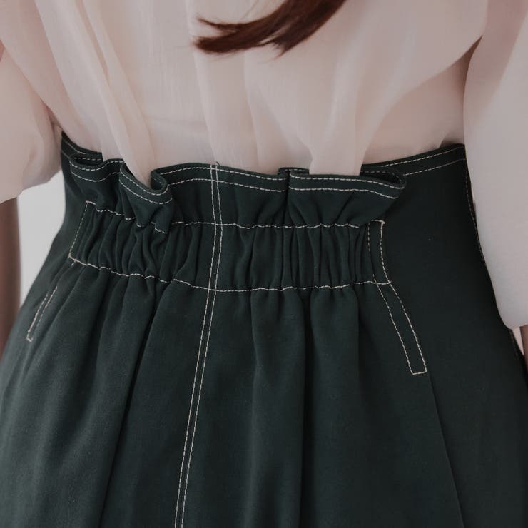 完売品❤️リンカブル　タフタタックスカート(ブラック) plage（プラージュ）の「Memory Taffeta スカート（スカート）」 - WEAR