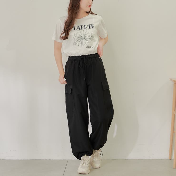 レショップ LE カーゴパンツ オリーブ メンズ