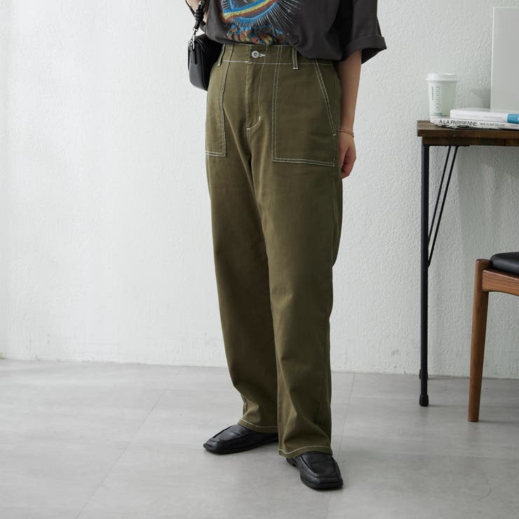 NAO】ベイカーパンツ[品番：OLOW0014024]｜RMAF NICE CLAUP / OLIVE