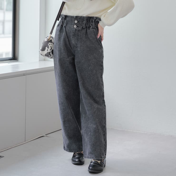 後ろレースアップパンツ[品番：OLOW0014168]｜RMAF NICE CLAUP / OLIVE