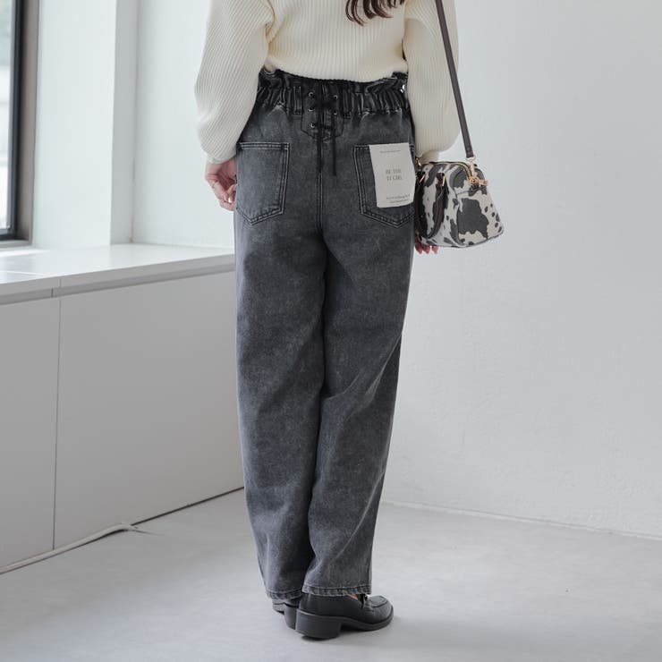 後ろレースアップパンツ[品番：OLOW0014168]｜RMAF NICE CLAUP / OLIVE 