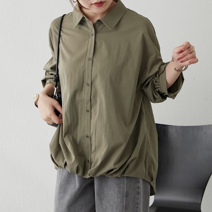 新品・タグ付き　IÉNA リュンヌ　長袖ブラウス ・レアなミントカラー matsubara tsumugi × noannu＊長袖Tシャツ（アップルパイとねこ