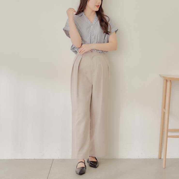 【nao】後レースアップタケノコタック柄ブラウス | RMAF　NICE CLAUP / OLIVE des OLIVE | 詳細画像13 