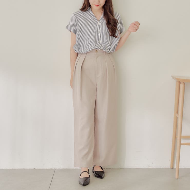 【nao】後レースアップタケノコタック柄ブラウス | RMAF　NICE CLAUP / OLIVE des OLIVE | 詳細画像14 
