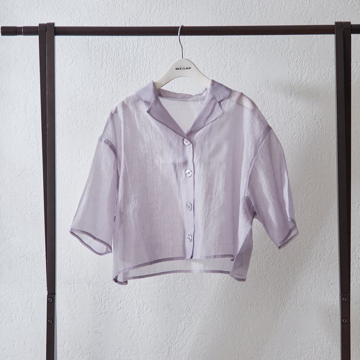 【NAO】シアーボイル開襟シャツ | RMAF　NICE CLAUP / OLIVE des OLIVE | 詳細画像10 