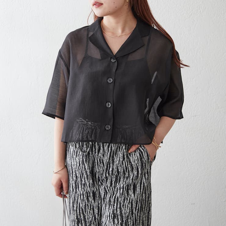 【NAO】シアーボイル開襟シャツ | RMAF　NICE CLAUP / OLIVE des OLIVE | 詳細画像11 