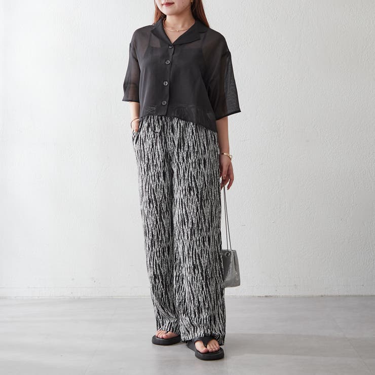 【NAO】シアーボイル開襟シャツ | RMAF　NICE CLAUP / OLIVE des OLIVE | 詳細画像16 