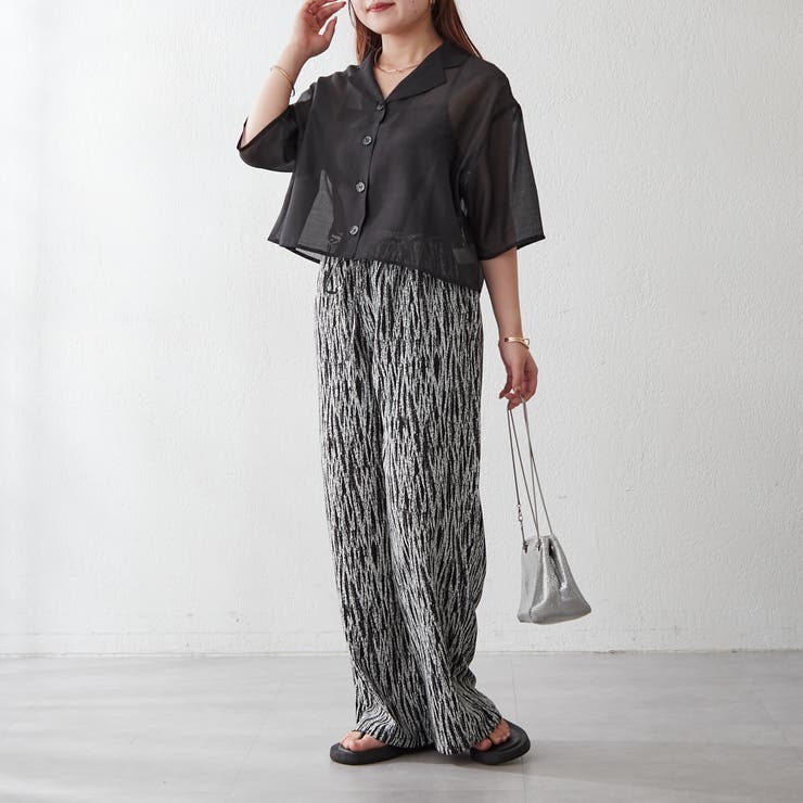 【NAO】シアーボイル開襟シャツ | RMAF　NICE CLAUP / OLIVE des OLIVE | 詳細画像17 