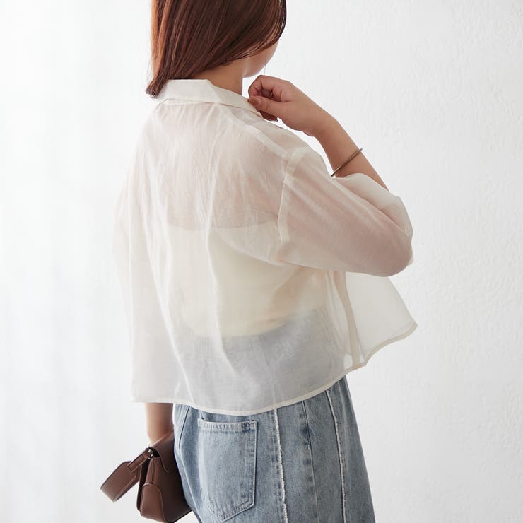 【NAO】シアーボイル開襟シャツ | RMAF　NICE CLAUP / OLIVE des OLIVE | 詳細画像23 
