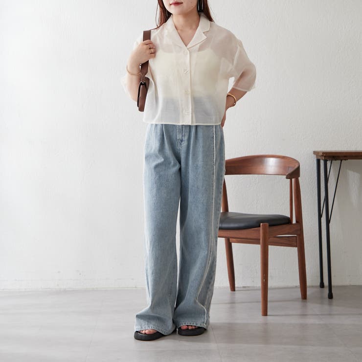 【NAO】シアーボイル開襟シャツ | RMAF　NICE CLAUP / OLIVE des OLIVE | 詳細画像25 