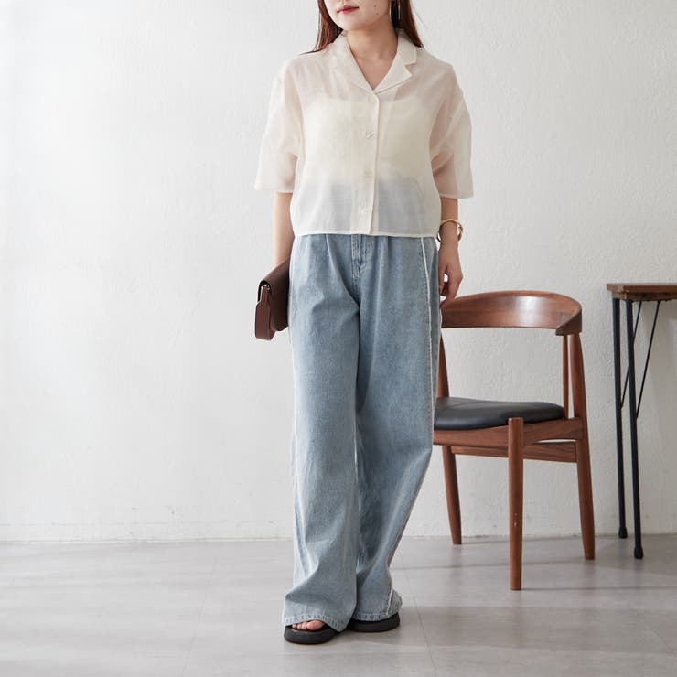 【NAO】シアーボイル開襟シャツ | RMAF　NICE CLAUP / OLIVE des OLIVE | 詳細画像27 