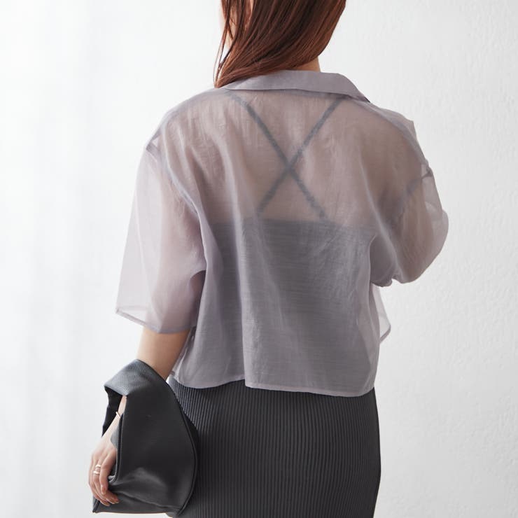 【NAO】シアーボイル開襟シャツ | RMAF　NICE CLAUP / OLIVE des OLIVE | 詳細画像5 