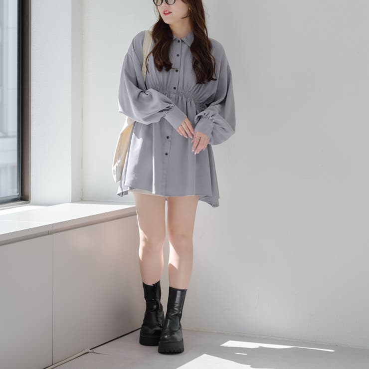 ウエストシャーリングシャツ[品番：OLOW0014321]｜RMAF NICE CLAUP 