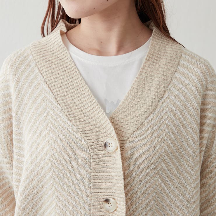 ジャガードニットカーディガン[品番：OLOW0014450]｜RMAF NICE CLAUP