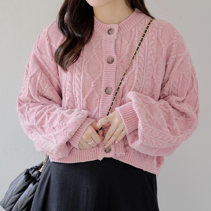 Web限定】2WAYモールケーブルニット[品番：OLOW0013998]｜RMAF