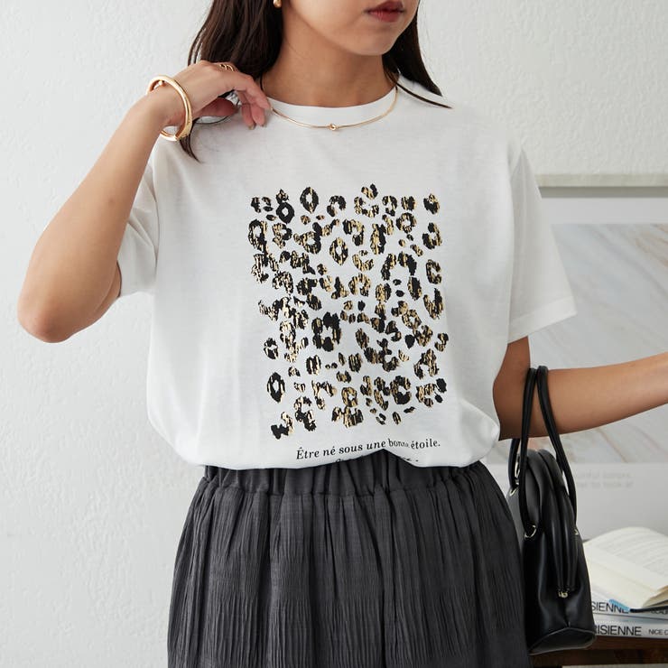 NAO】ヒョウ柄Tシャツ[品番：OLOW0013945]｜OLIVE des OLIVE OUTLET 