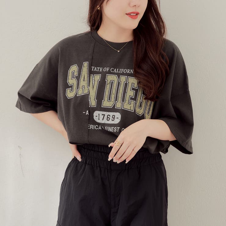 リメイク風Tシャツ[品番：OLOW0013881]｜RMAF NICE CLAUP